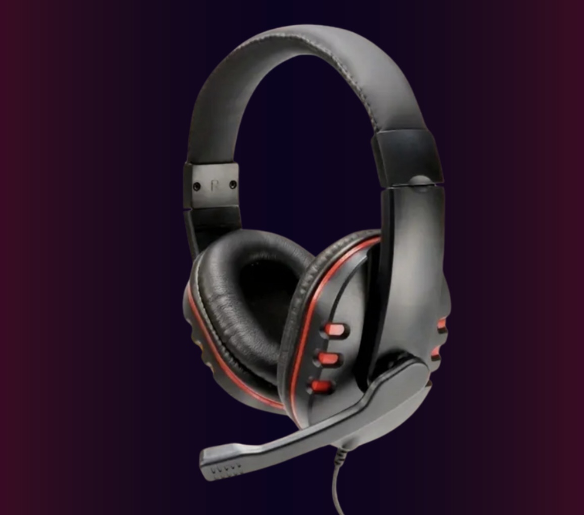 Headphones section with microphone